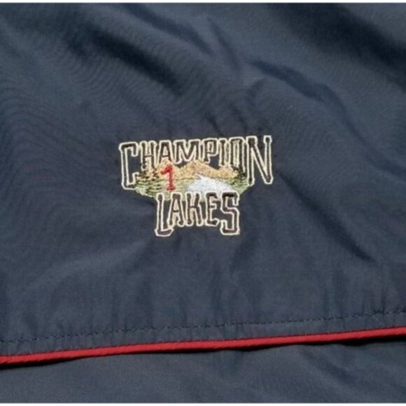 Champion Lakes Blue/Red Reversible Golf Windbreaker Vest Links Tech Men's XL - Picture 6 of 14